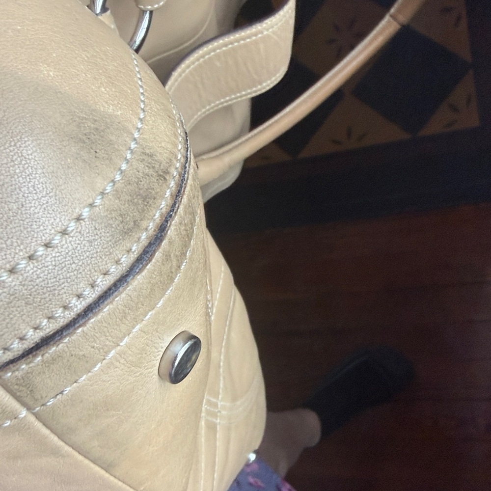 Coach Tan Leather Shoulder Bag - Picture 8 of 8
